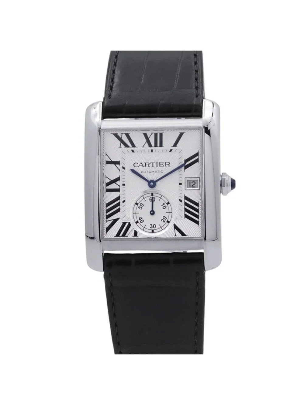 Cartier Tank MC Watch Silver Dial